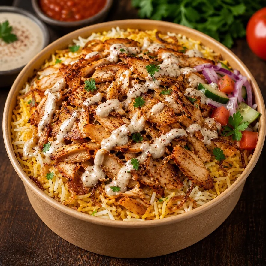 Chicken biryani bowl RotiWrap