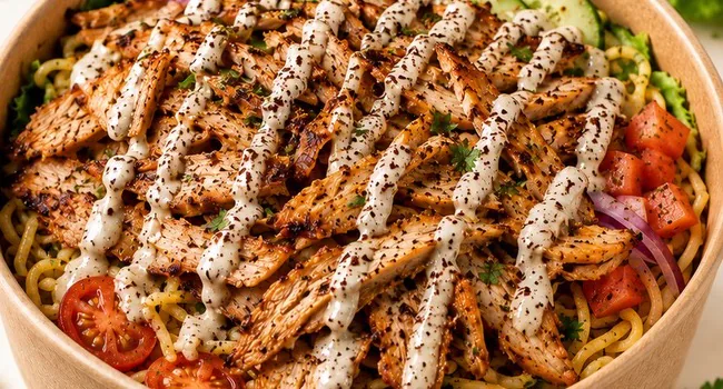 Mie Sultan Chicken RotiWrap dengan ayam shawarma